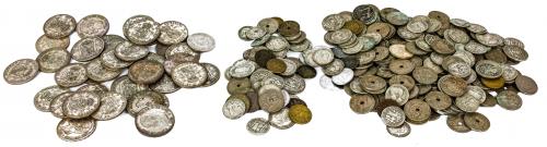 GRAN LOTE DE MONEDAS EN PLATA 