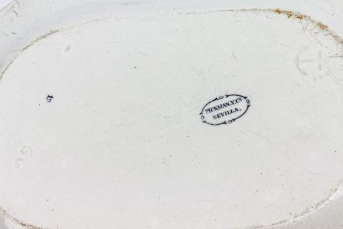 PEQUEÑA FUENTE EN LOZA PICKMAN DE PRINCIPIOS S.XX