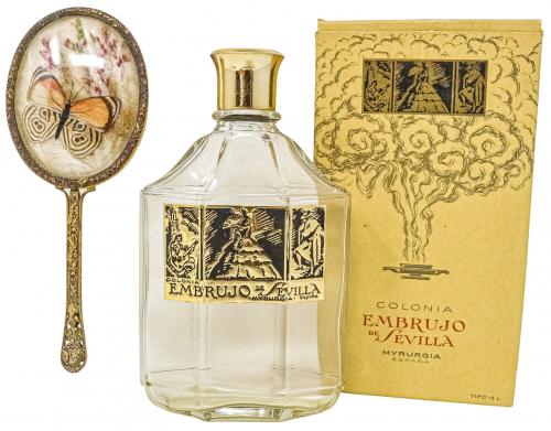 CONJUNTO DE PIEZAS DE TOCADOR Y ESTUCHES DE PERFUME