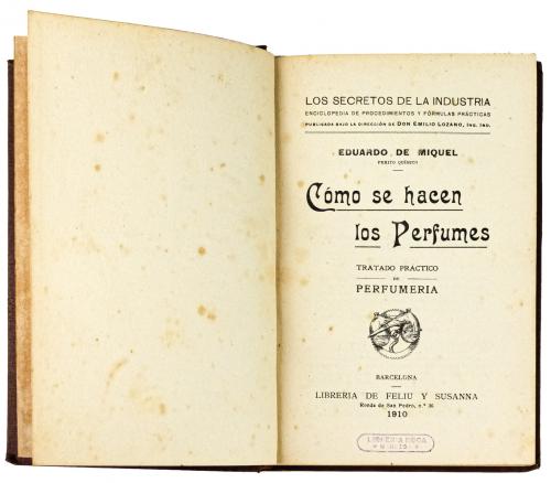 "COMO SE HACEN LOS PERFUMES"