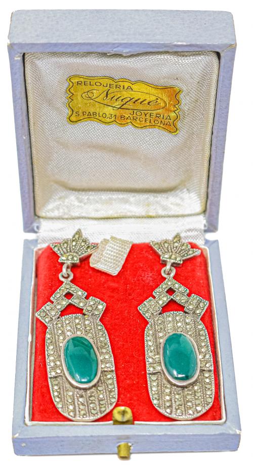 PENDIENTES LARGOS ESTILO ART DECO