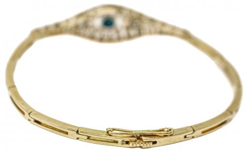 PULSERA CON ZAFIROS Y BRILLANTES DE PPS. DEL S.XX