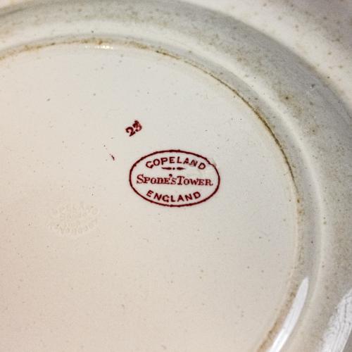 PIEZAS DE VAJILLA INGLESA "COPELAND"