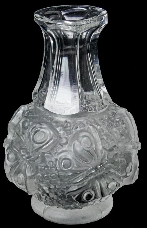 PEQUEÑA BOTELLA ESTILO LALIQUE Y CENTRITO