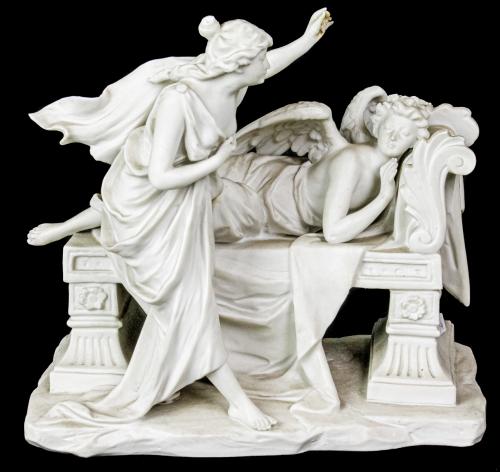 FIGURA EN PORCELANA BLANDA DE PRINCIPIOS DEL S.XX