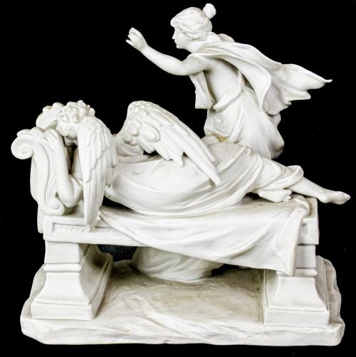 FIGURA EN PORCELANA BLANDA DE PRINCIPIOS DEL S.XX