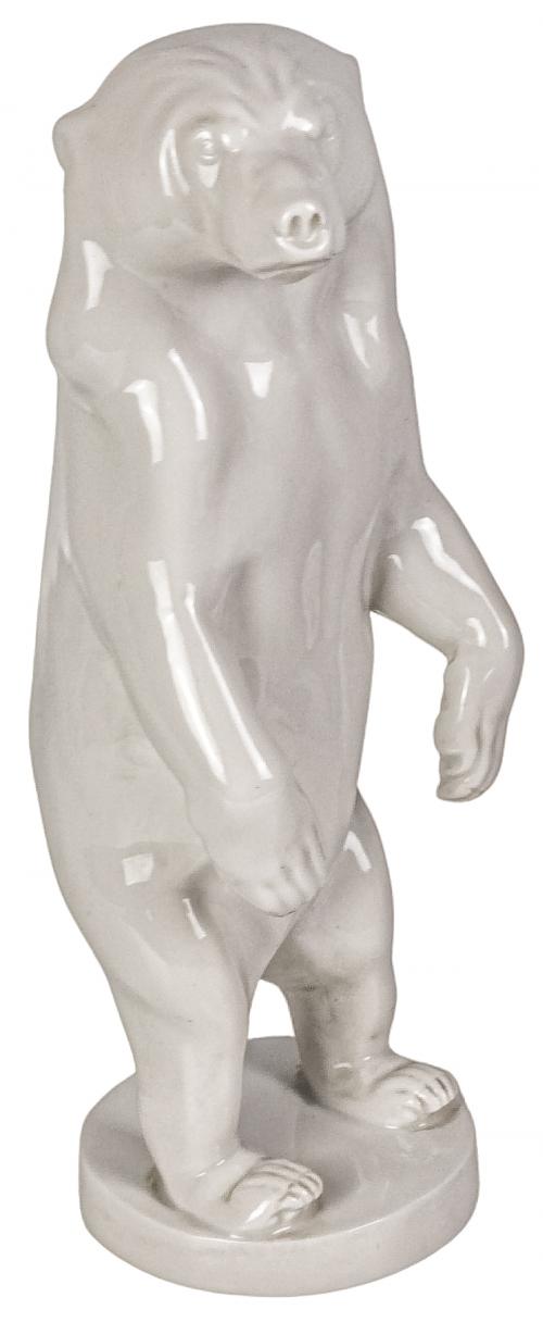 FIGURA DE PORCELANA BLANCA "OSO"