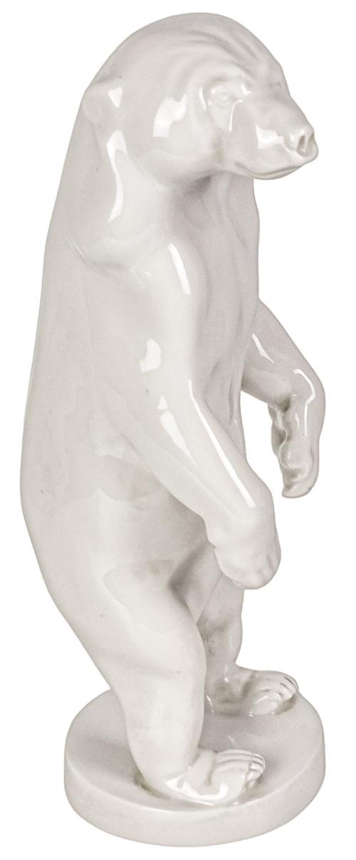 FIGURA DE PORCELANA BLANCA "OSO"