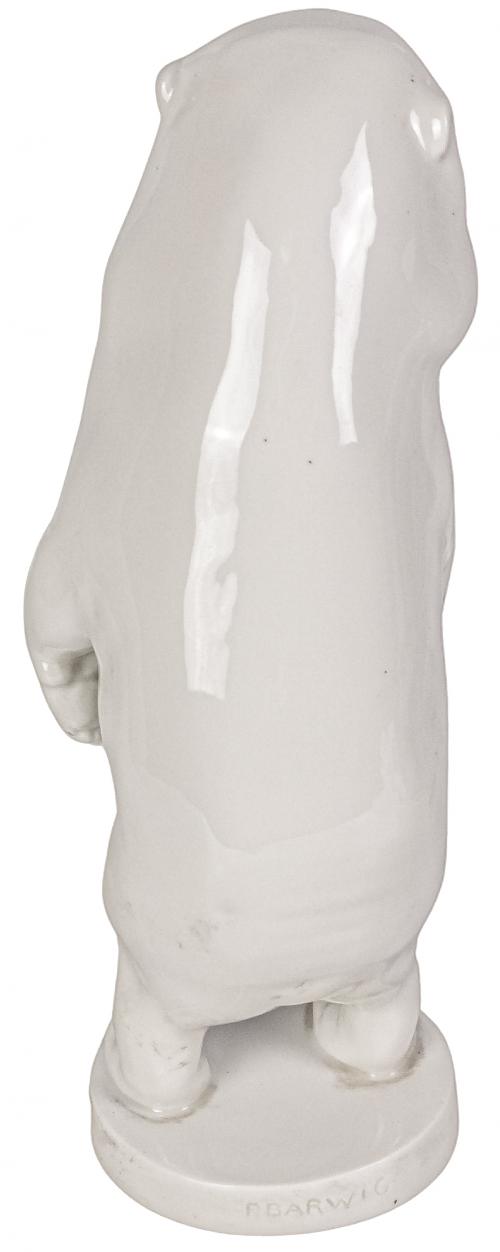 FIGURA DE PORCELANA BLANCA "OSO"