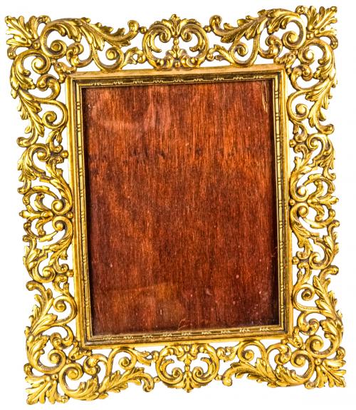 PORTARRETRATOS DE BRONCE DE LOS AÑOS 70
