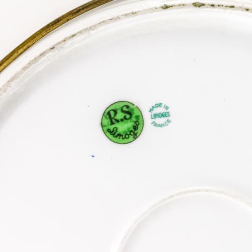 PLATO DECORATIVO DE PORCELANA LIMOGES