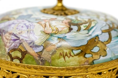 CAJA EN PORCELANA SÈVRES DE PRINCIPIOS DEL S.XX