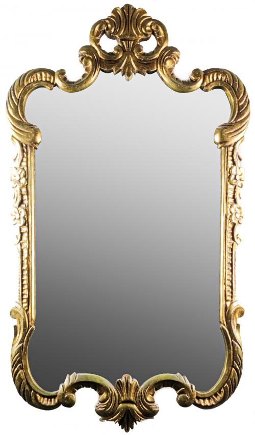 ESPEJO DE PARED DE MEDIADOS DE SIGLO XX