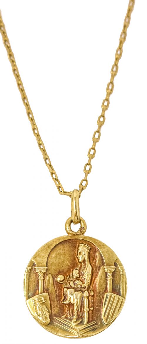 MEDALLA DEVOCIONAL DE MEDIADOS S.XX