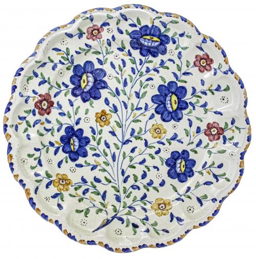 PLATO DE CERÁMICA DE TALAVERA DE LA REINA