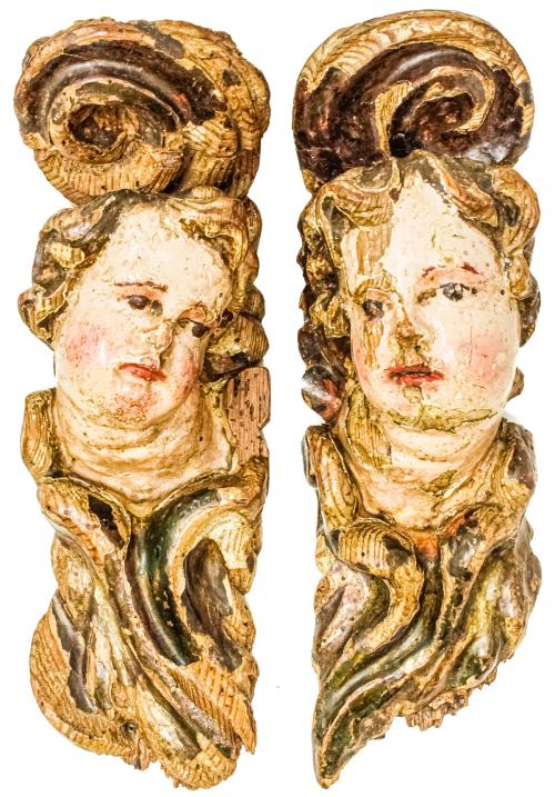 PAREJA DE TALLAS DEL S.XVII