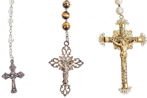 COLECCIÓN DE NUEVE ROSARIOS DE LOS SIGLOS XIX-XX
