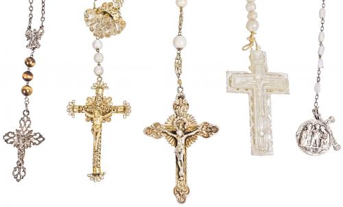 COLECCIÓN DE NUEVE ROSARIOS DE LOS SIGLOS XIX-XX