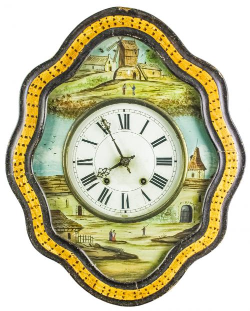RELOJ DE PARED DE LA 2ª MITAD DE SIGLO XIX