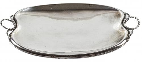 CENTRO DE MESA EN PLATA DEL ÚLTIMO CUARTO DEL S.XX