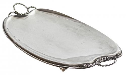 CENTRO DE MESA EN PLATA DEL ÚLTIMO CUARTO DEL S.XX