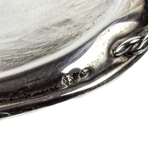 CENTRO DE MESA EN PLATA DEL ÚLTIMO CUARTO DEL S.XX