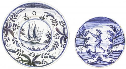 DOS PLATOS DECORATIVOS