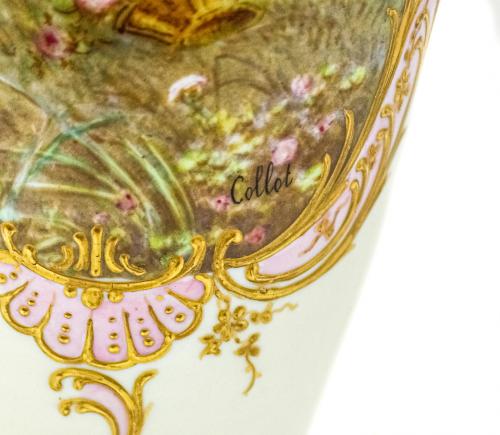 JARRÓN DE PORCELANA SEVRES