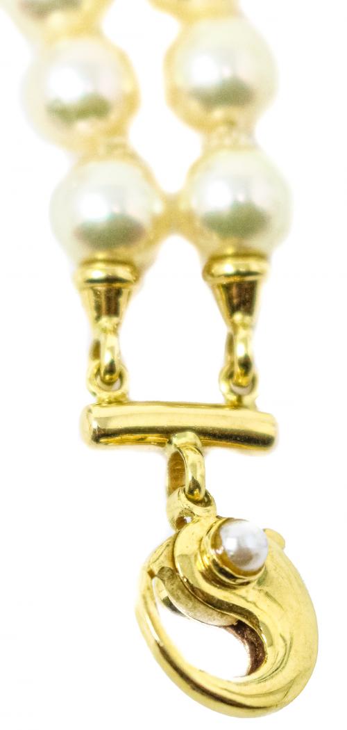 PULSERA DE PERLAS CULTIVADAS AÑOS 90