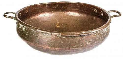 CAZUELA EN COBRE DE FINALES DEL SIGLO XIX