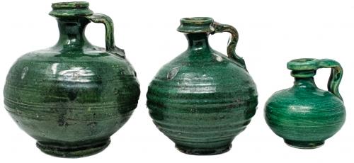 TRES JARRA ACEITERAS DE PRINCIPIOS DEL S.XX