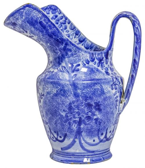 JARRA EN PORCELANA DE MANISES DE FINALES DEL S.XIX