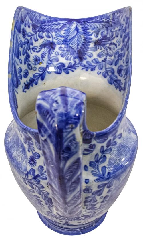 JARRA EN PORCELANA DE MANISES DE FINALES DEL S.XIX