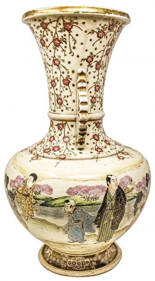 JARRÓN JAPONÉS DE PRINCIPIOS DEL S.XX