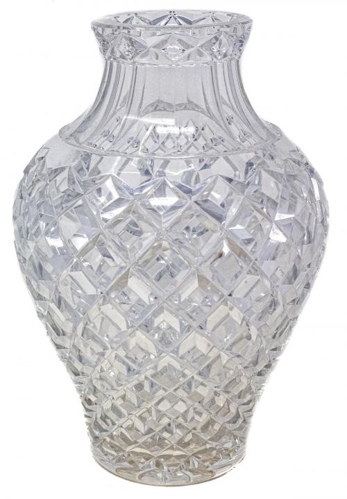 JARRÓN FRANCÉS EN CRISTAL AÑOS 50