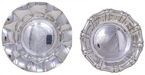 DOS PANERAS EN PLATA DEL PIRMER TERCIO DEL S.XX