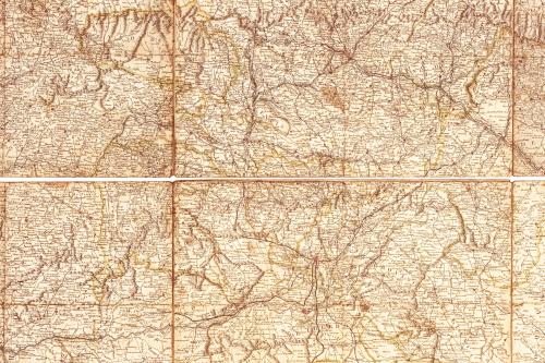 MAPA DE ESPAÑA Y POTRUGAL CIRCA 1799