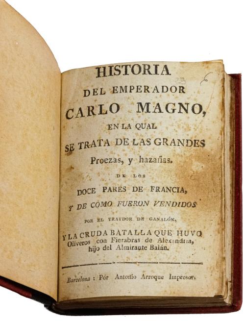 "HISTORIA DEL EMPERADOR CARLO MAGNO"