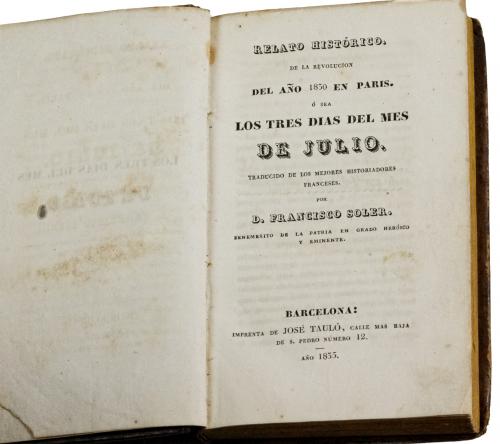 "LOS TRES DE DIAS DEL MES DE JULIO"