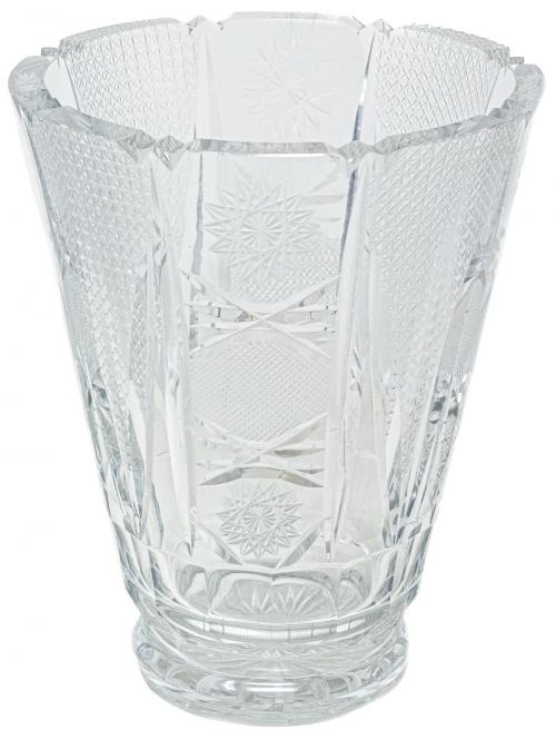 JARRÓN EN CRISTAL DEL ÚLTIMO CUARTO DEL S.XX