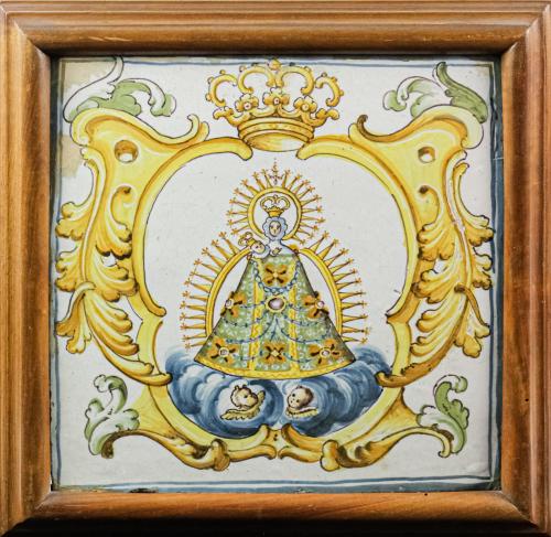 BALDOSA DE TALAVERA DE FINALES DE SIGLO XVIII