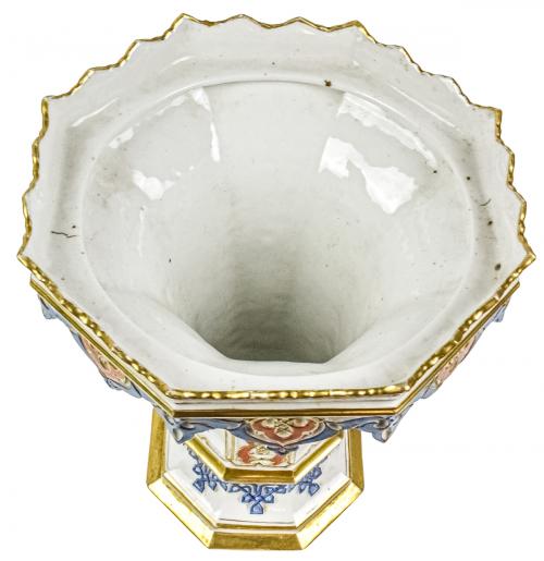 JARRÓN EN PORCELANA DE FINALES DEL SXIX