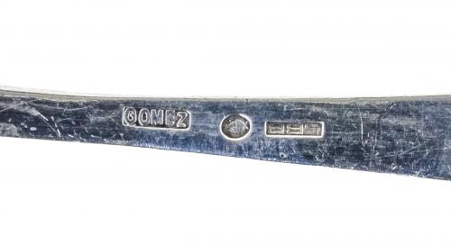 CONJUNTO DE CUBIERTOS DE SERVIR EN PLATA