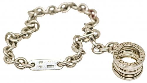 LLAVERO DE PLATA BVLGARI ZERO
