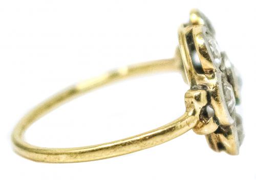 ADEREZO CON DIAMANTES DE PPS. DEL S.XX