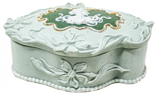CAJA FRANCESA DE PORCELANA BISCUIT