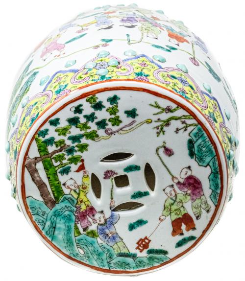 TABURETE DE PORCELANA ORIENTAL