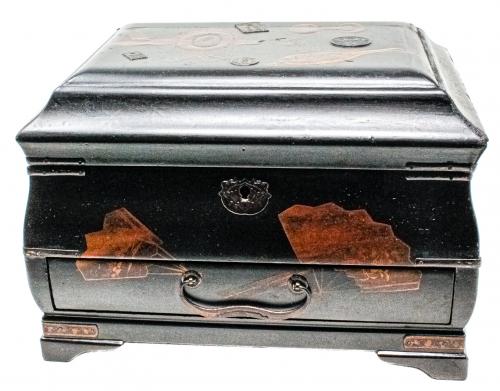 CAJA JOYERO JAPONESA DE MEDIADOS DE SIGLO XX