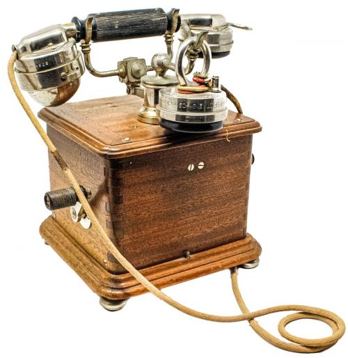 TELÉFONO FRANCÉS DE PRINCÍPIOS DE SIGLO XX