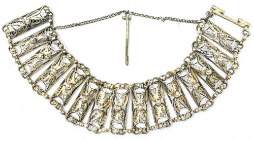 PULSERA DE PLATA DEL S.XIX